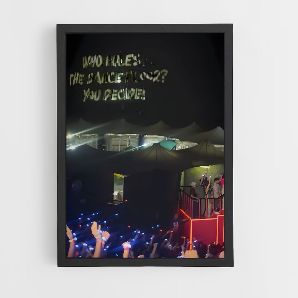 Poster Red bull pancarte – affiche Danse (vue 2)
